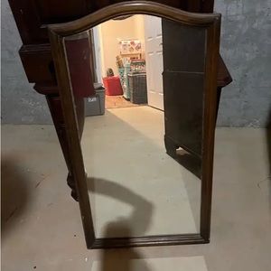 Wood mirror
